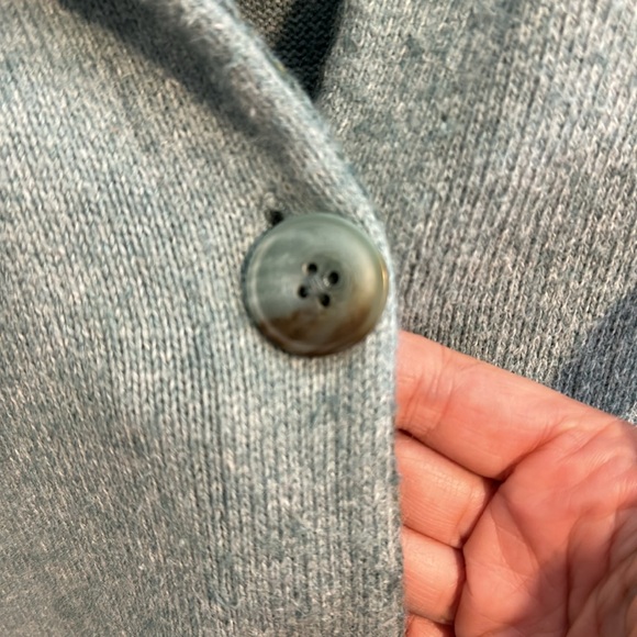 EUC Anthropologie Sleeping on Snow Fair Isle Style Funnel Neck Cardigan - Picture 9 of 11